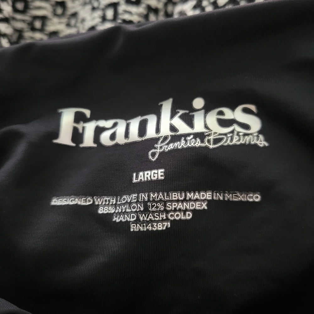 Frankie Large Black Bikini Top
